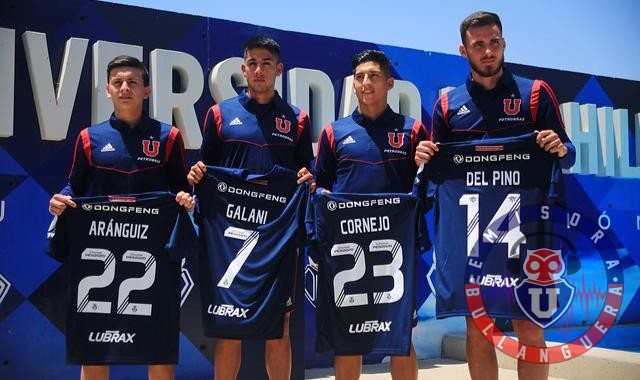 Universidad de Chile presenta a sus nuevos jugadores para la temporada 2020