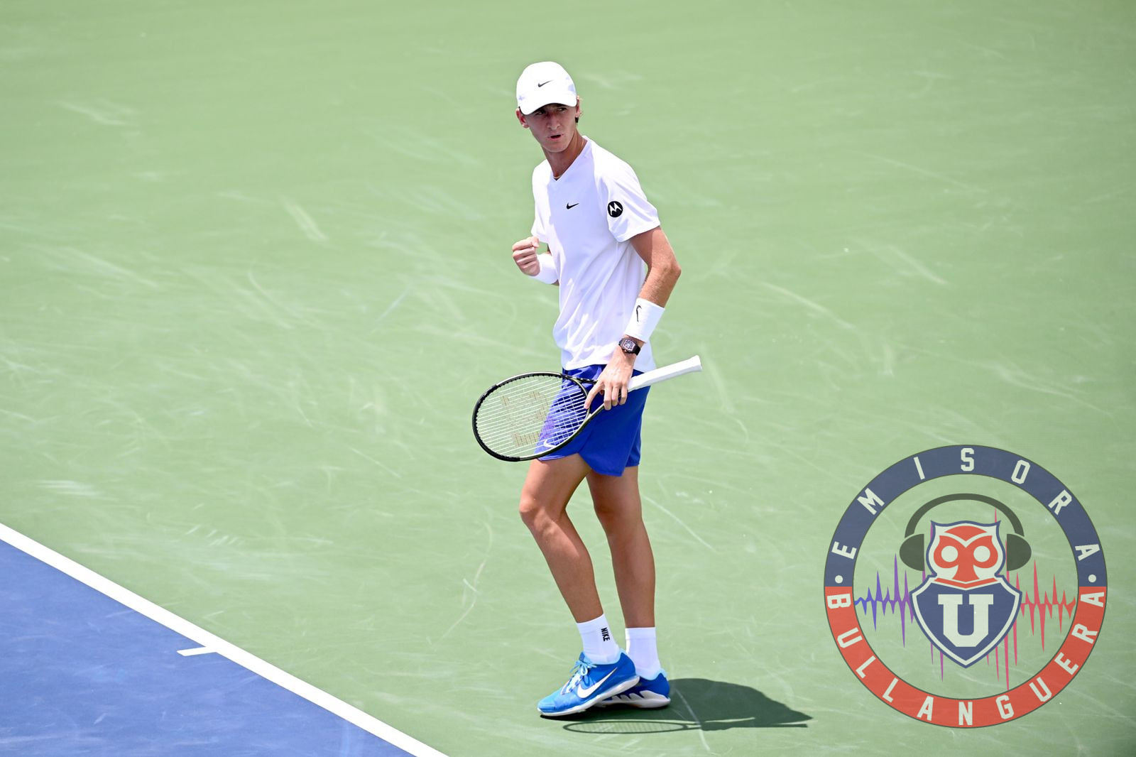 Más allá del horizonte: El tenista estadounidense Sebastian Korda luce su camiseta de la “U”