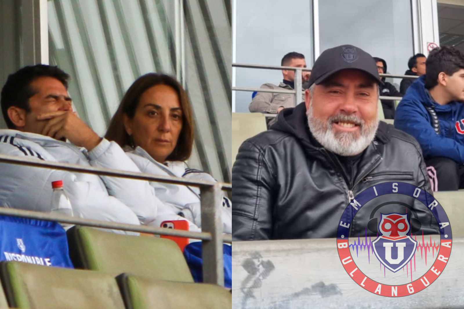 Cecilia Pérez y Mauricio Etcheverry llegaron a Valparaíso para la “Final del Mundo” entre la U y Coquimbo Unido