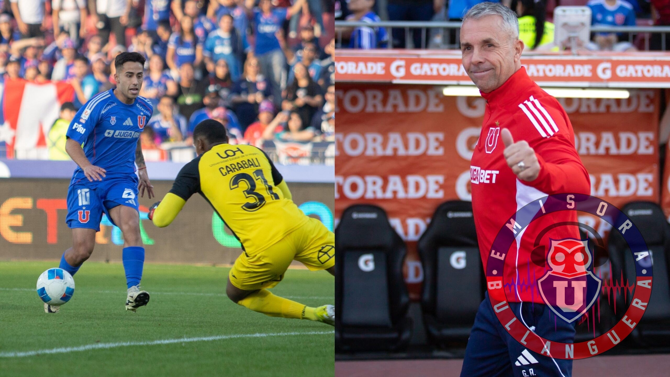 Gustavo Álvarez celebró el gol de Assadi en la goleada de la U: “Me alegro muchísimo por él”