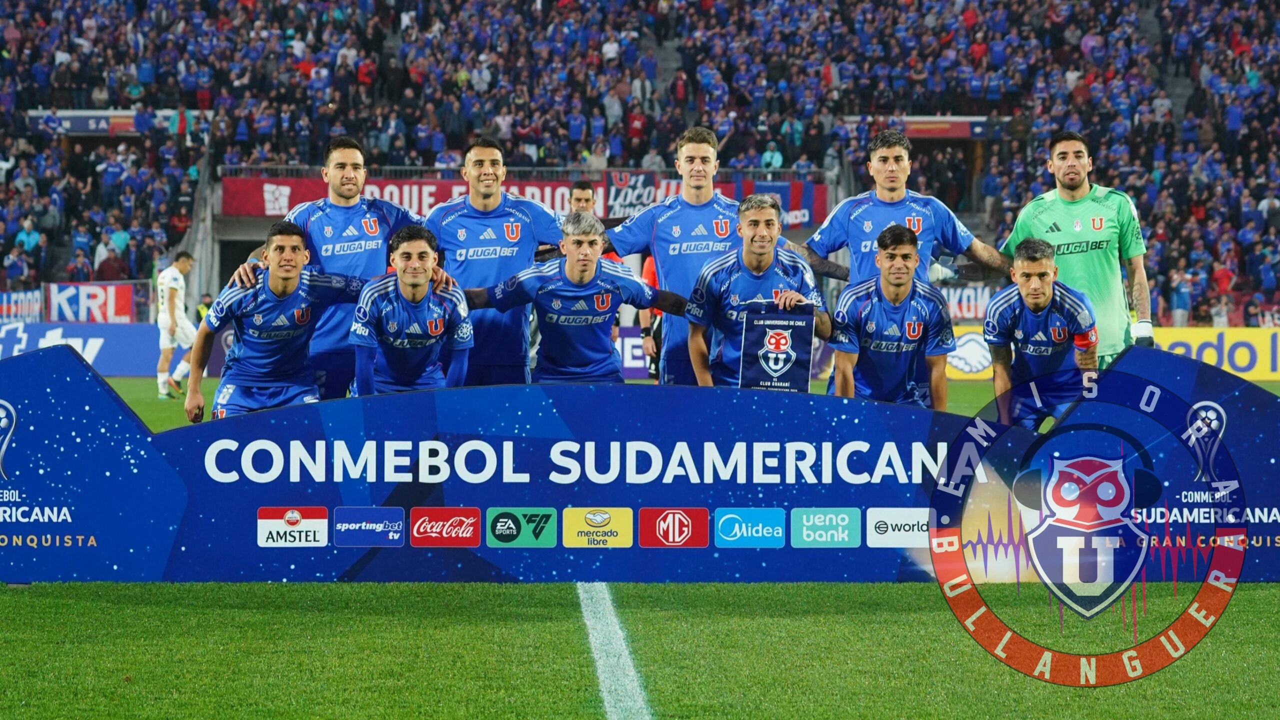 La formación de U de Chile para ir por los octavos de Copa Sudamericana