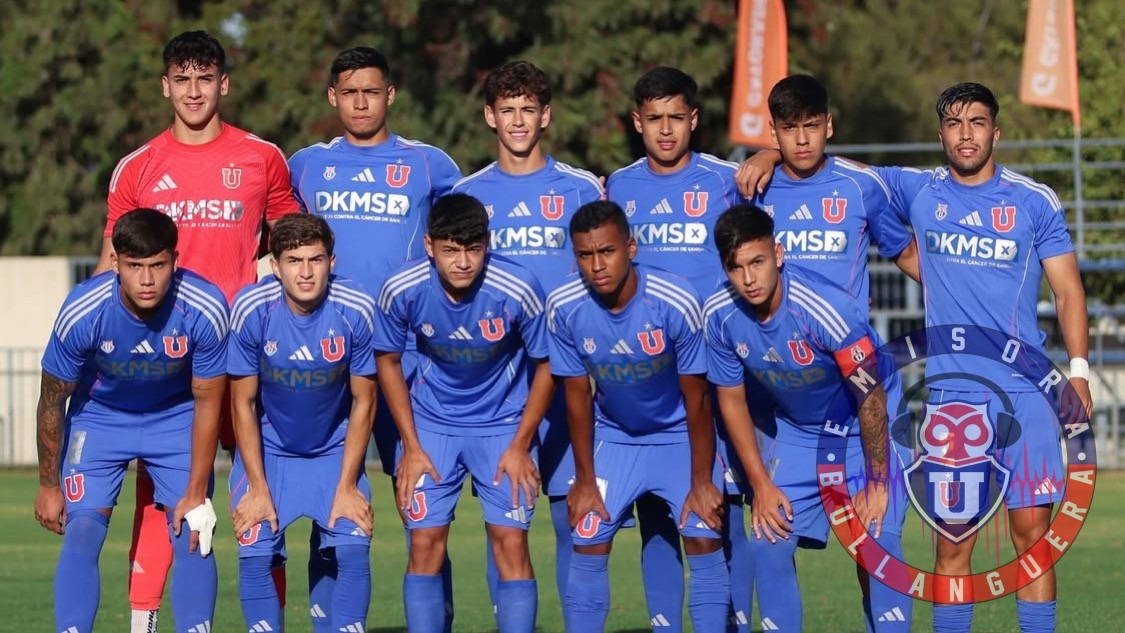 La formación de la U para enfrentar a Audax Italiano por el Campeonato Sub 20