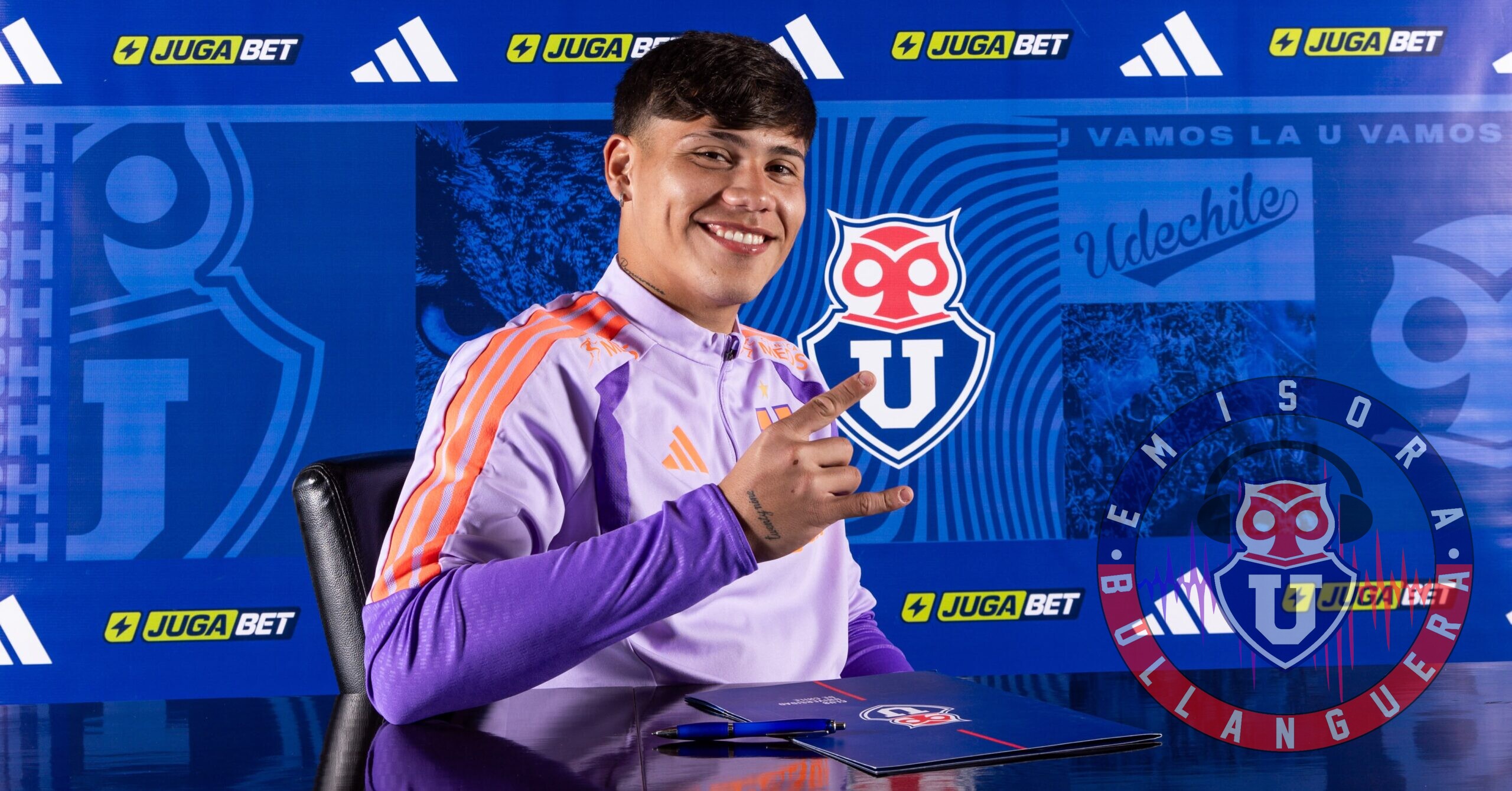 Lucas Barrera se compromete tras renovar con la U: “Quiero estar mucho tiempo más”